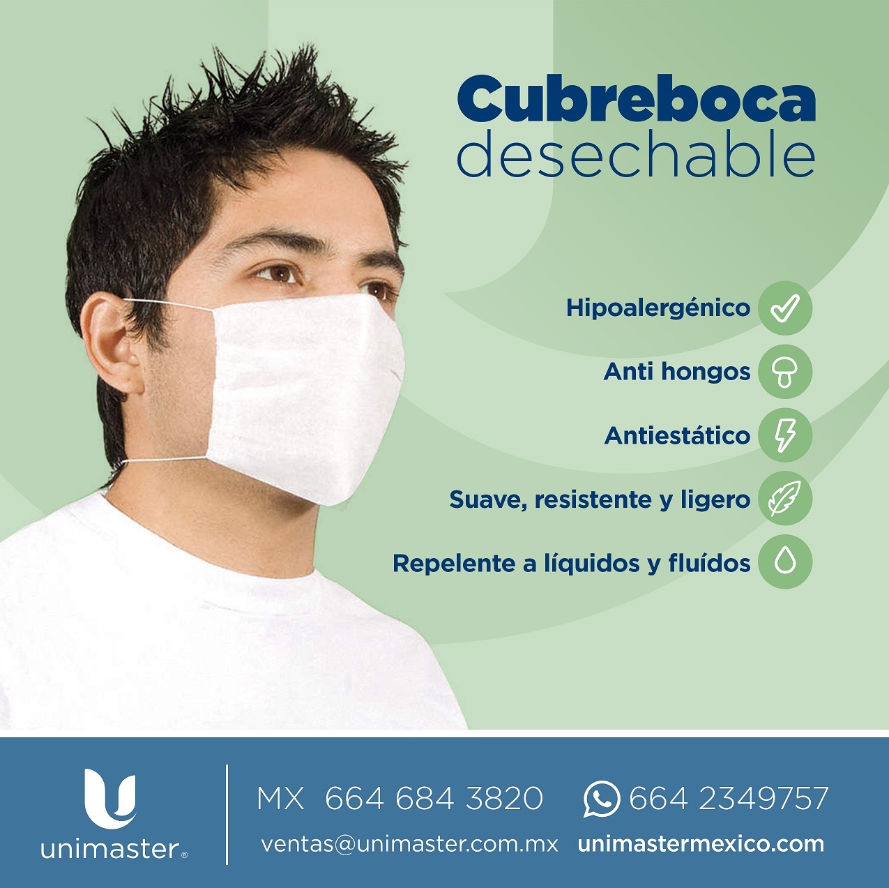Cubrebocas Desechable